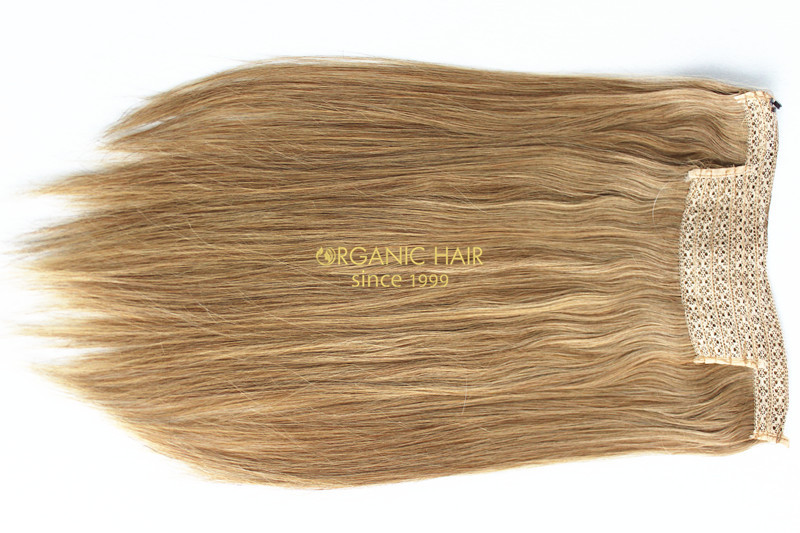Full cuticle halo hair extensions introduce